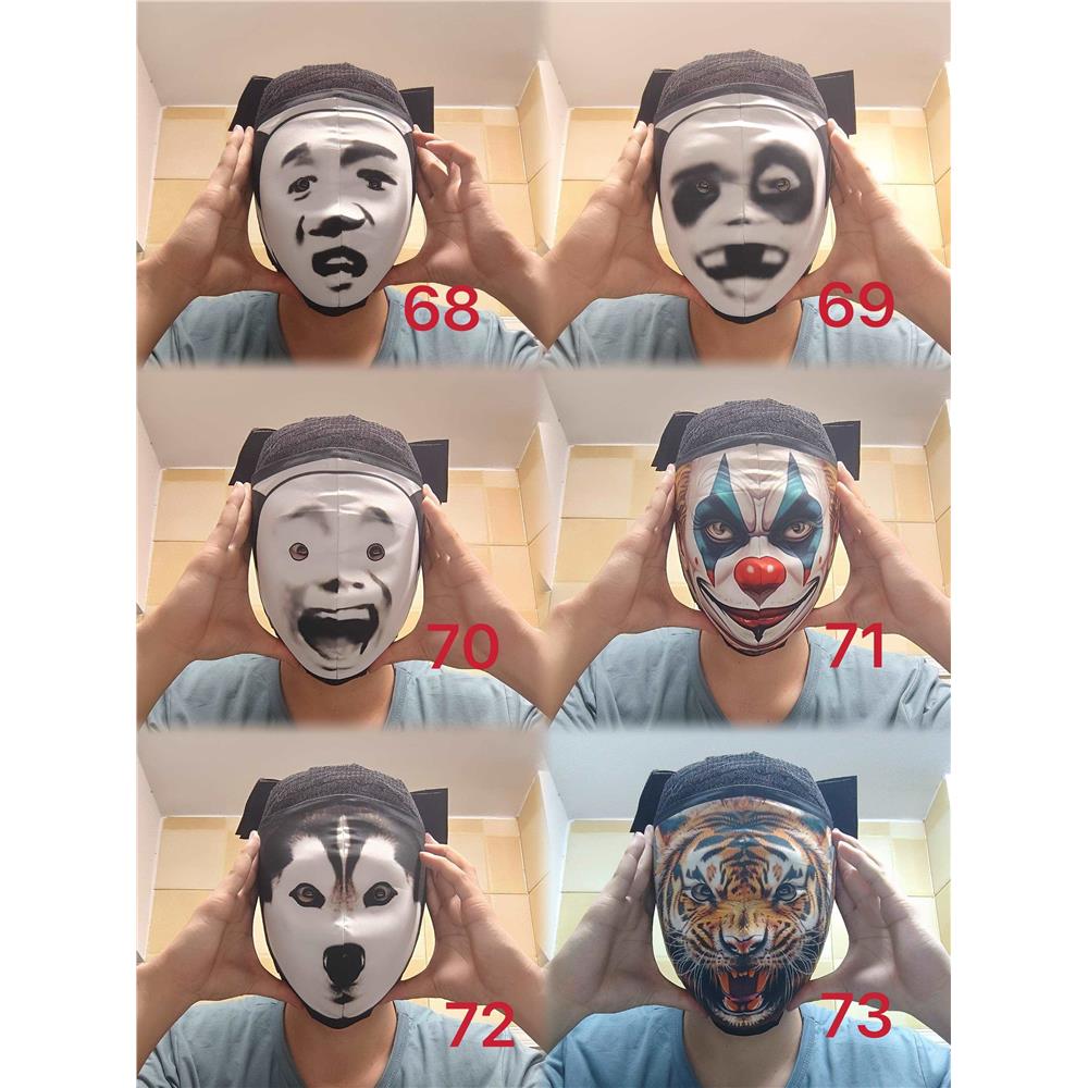 仿手绘脸谱印刷川剧变