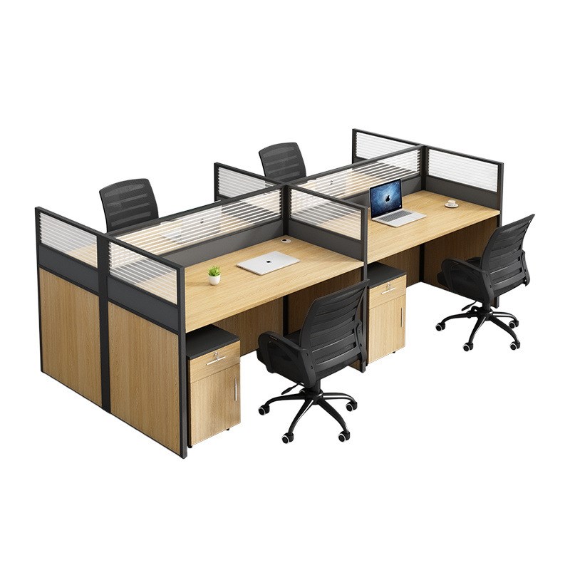 工位办公桌办公桌椅组合单人4人多人屏风电脑桌椅套装卡座职员桌