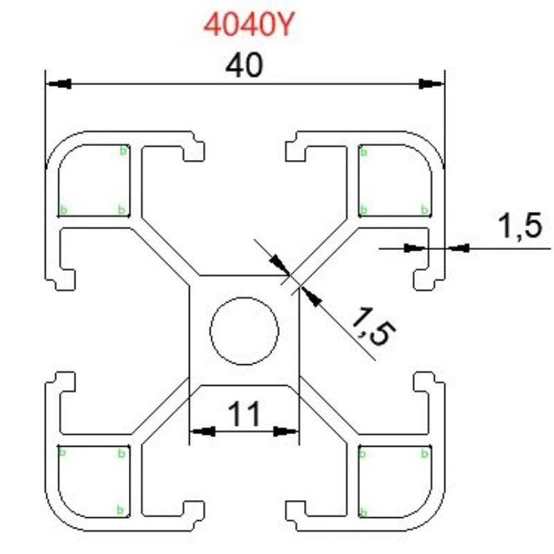 欧标工业铝合金3030流水线型材 30*30铝型材 鋁型材4040 工作台铝