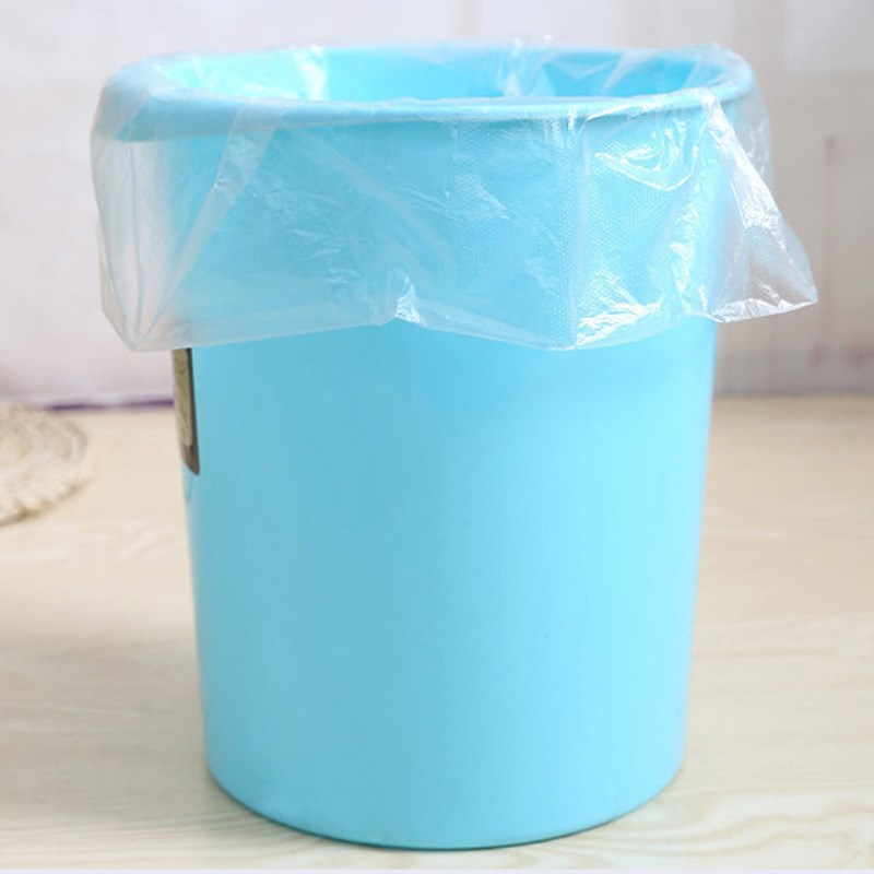 宾馆酒店客房用品一次性白黑色平口加厚垃圾袋家用分类干湿垃圾袋