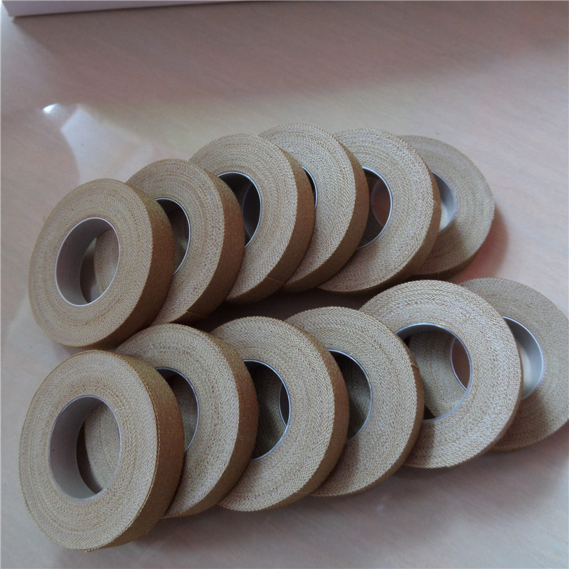 弹力透气丝绸古筝指甲琵琶专用胶布 防过敏胶布弹力丝绸胶带盒装