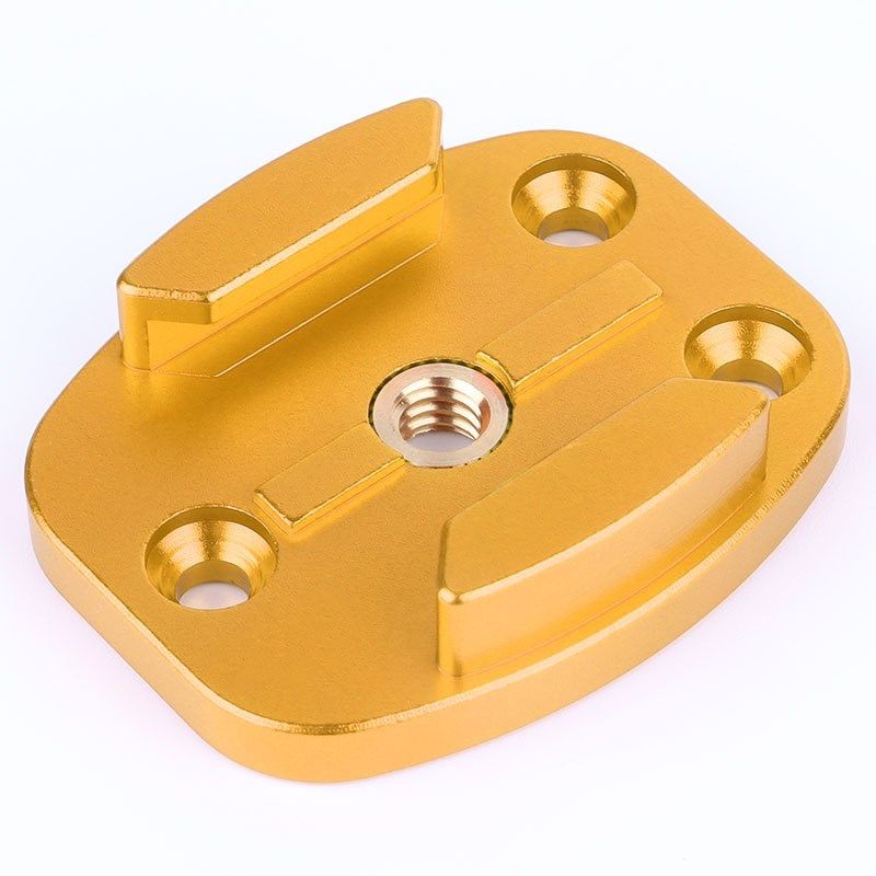 GoPro金属底座 5/6/7/8/9/10/11/max配件山狗小蚁铝合金1/4转接头