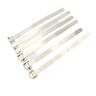 厂家直销316 7.9mm白钢自锁不锈钢扎带电缆桥架扎带捆绑打包带