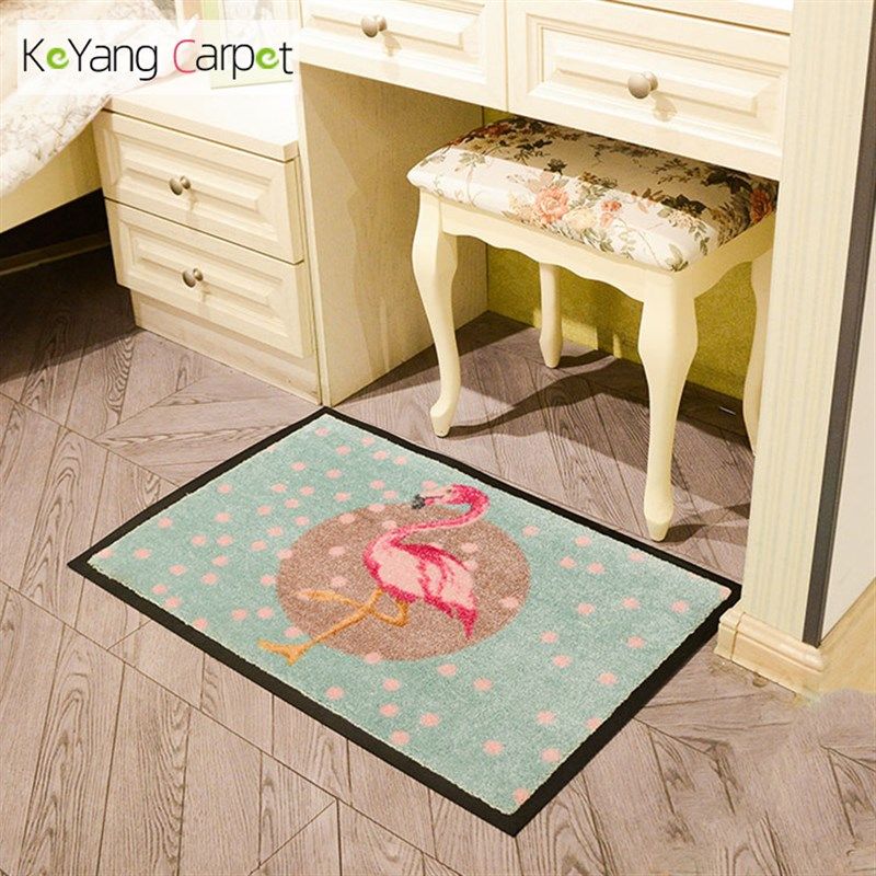 科洋地毯粉红尼龙地毯卧室客厅入户玄关地垫除尘防滑脚垫,居家布艺,家用脚垫,淘宝优惠券,粉丝福利购,淘宝优惠卷