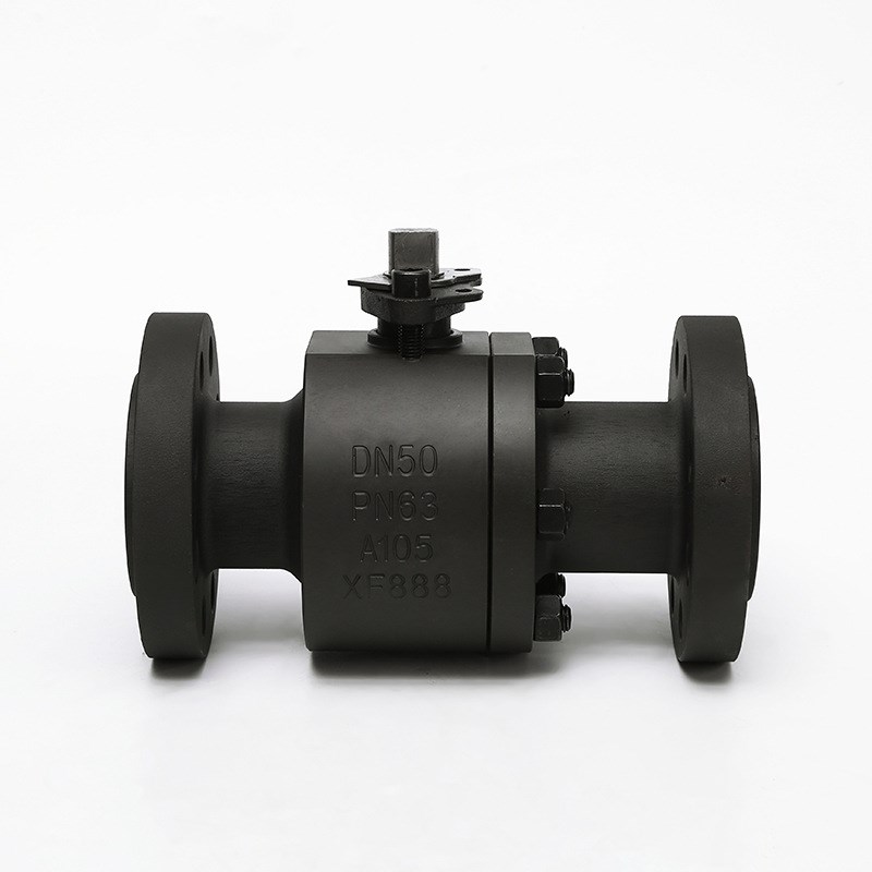 二片式锻钢法兰球阀Q41F-63C 高温高压电站阀门 A105