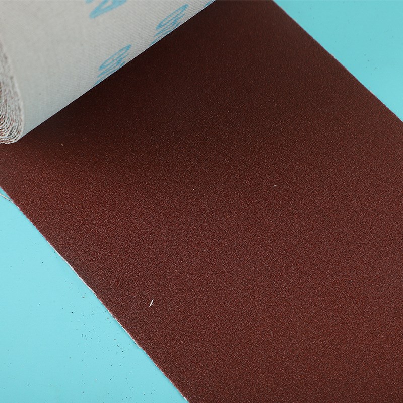 厂家直供手撕砂纸背绒软布卷砂布卷打磨砂布木工砂卷4寸4.5