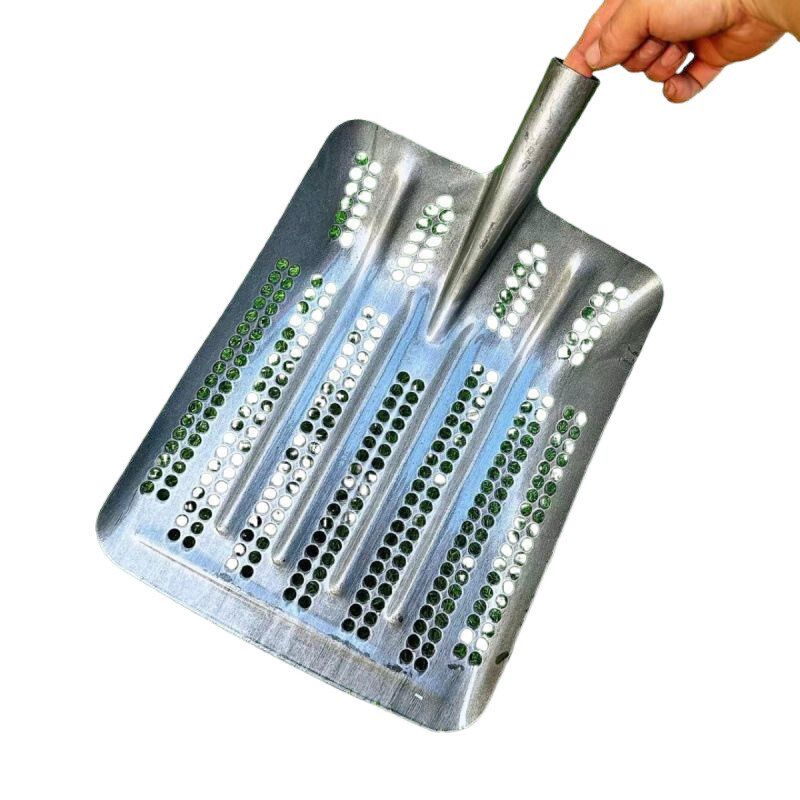 镂空加厚花生漏眼铁锹农用锰钢玉米铲子圆孔筛子筛土玉米粮食其他