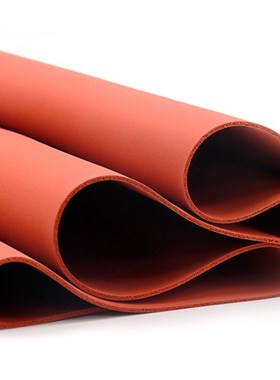 华奇耐高温阻燃硅胶发泡板 红色海绵硅胶垫减震低密度发泡硅胶板