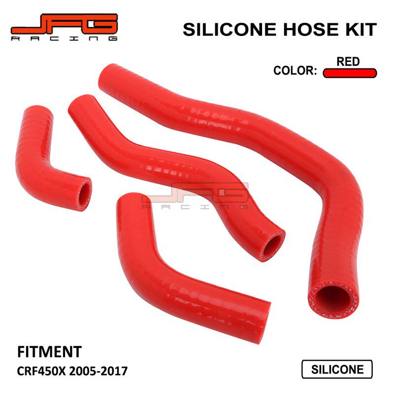 越野摩托车CRF450X 2005-2017改装配件耐高温水箱散热器水管