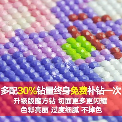 新款5D满钻玄关欧式孔雀钻石画高档大气点钻十字绣现代砖石绣