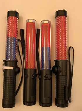 交通指挥棒26/29长充电式手持led演唱会萤光棒双色消防警示讯号棒