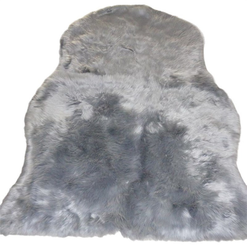 异形单色地毯仿羊毛地垫客厅卧室满铺地毯长毛绒沙发床边地毯地垫