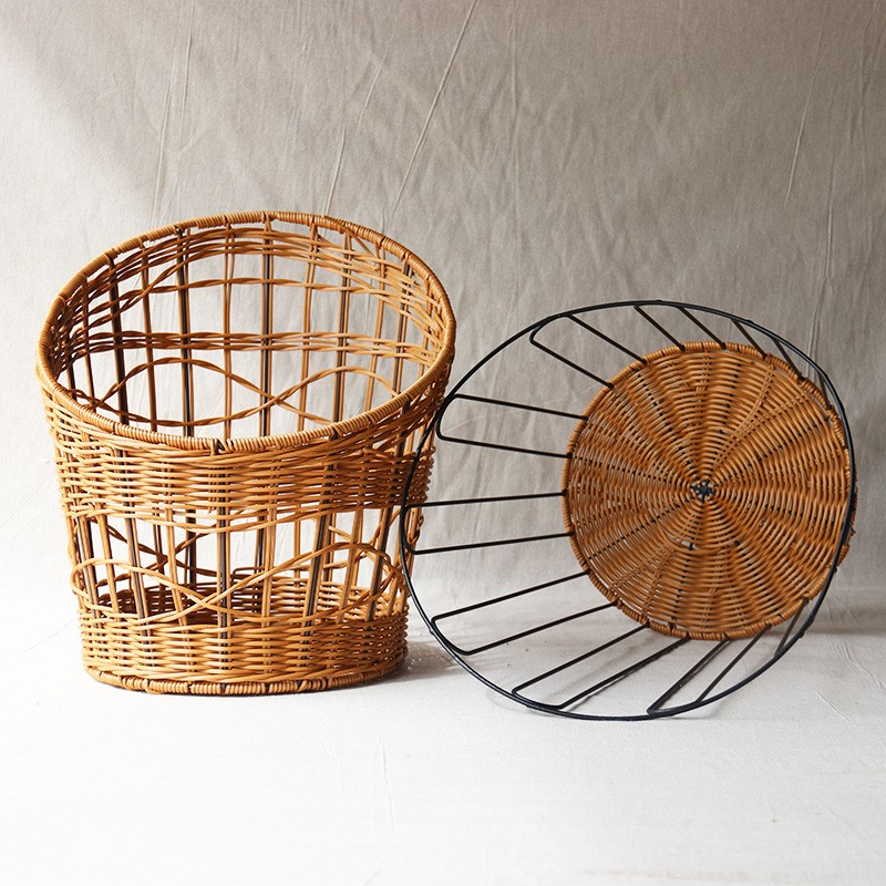 收纳筐面包托盘各种形状大中小号法棍面包篮仿藤编织法棒篮子