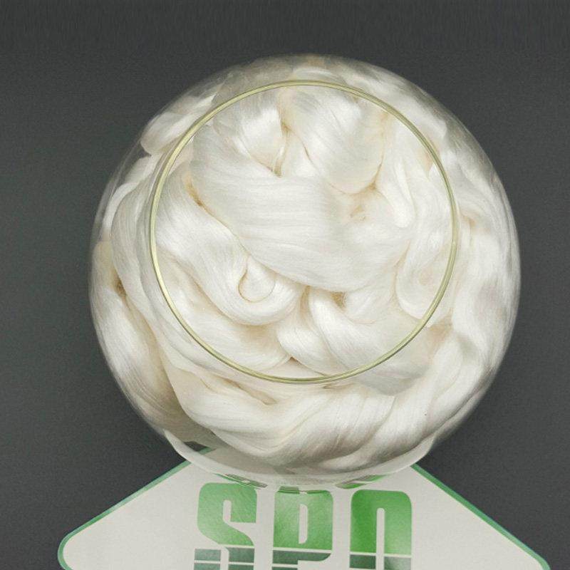 桑蚕丝绒花丝线脱胶熟丝D