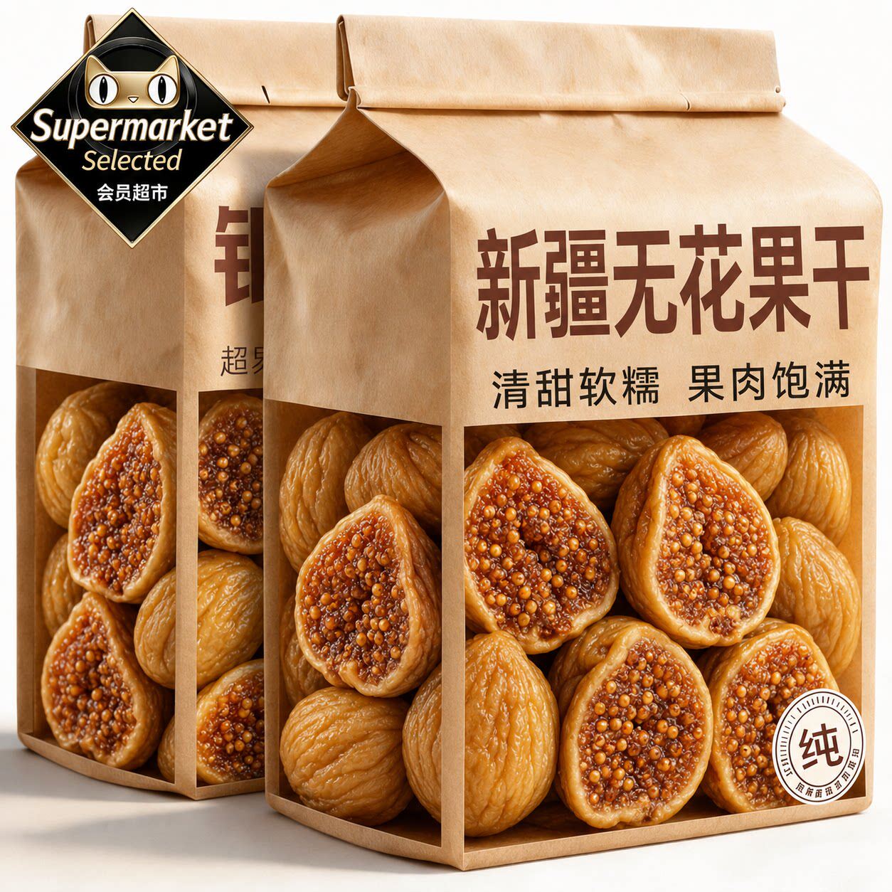 正宗新疆无花果干正品特级大果孕妇煲汤天然泡水零即食250g纯正