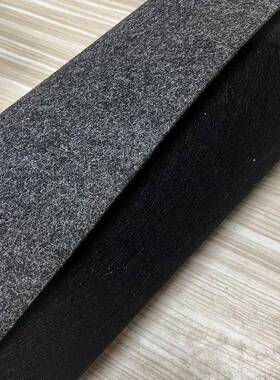 毛毡粘接汽车隔音墙防盗门不干胶法兰绒烟灰色黑白色毡垫1米宽