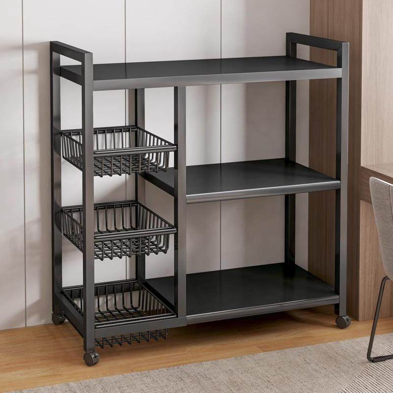 厨房置物架落地多层收纳架多功能蔬菜篮子微波炉烤箱货架储物架子,厨房/烹饪用具,微波炉置物架,淘宝优惠券,粉丝福利购,淘宝优惠卷