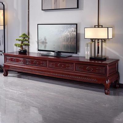 金花梨木红木电视柜中式客厅储物地柜明清古典菠萝格实木电视机柜