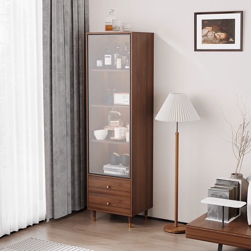 玻璃酒柜展示柜小型落地