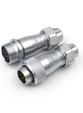 威浦航空插头免固定防水IP67公母对接插座WF16 (2-10)芯TE/ZE磊福