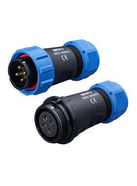 威浦SP2510+2511防水航空插头插座23-4-9-10-12-12B-19芯对接磊福