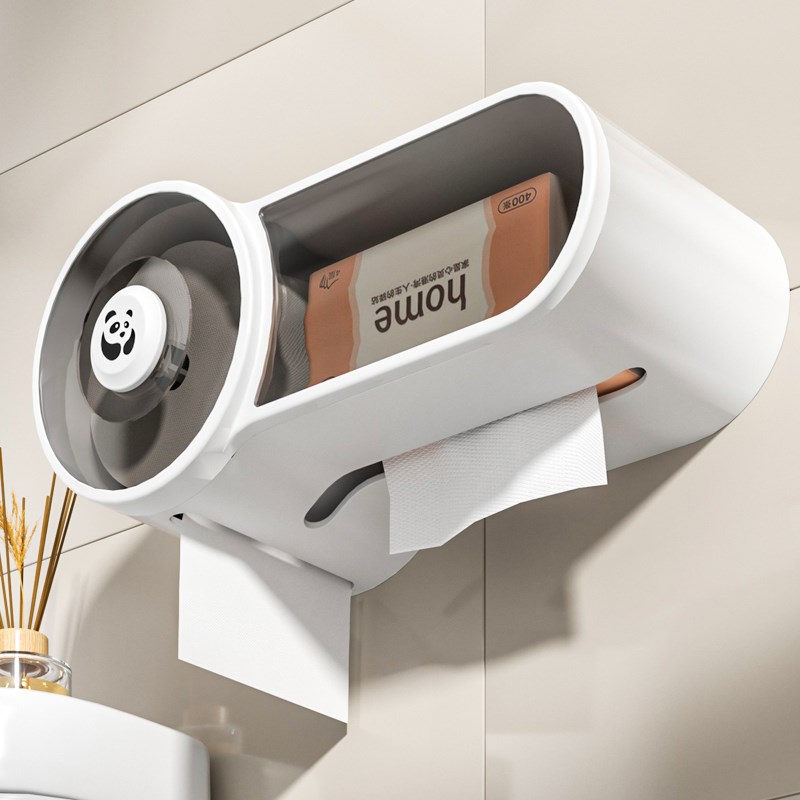 卫生间纸巾壁挂h式卫生纸厕纸盒家用免打孔抽纸盒防水卷纸置物架