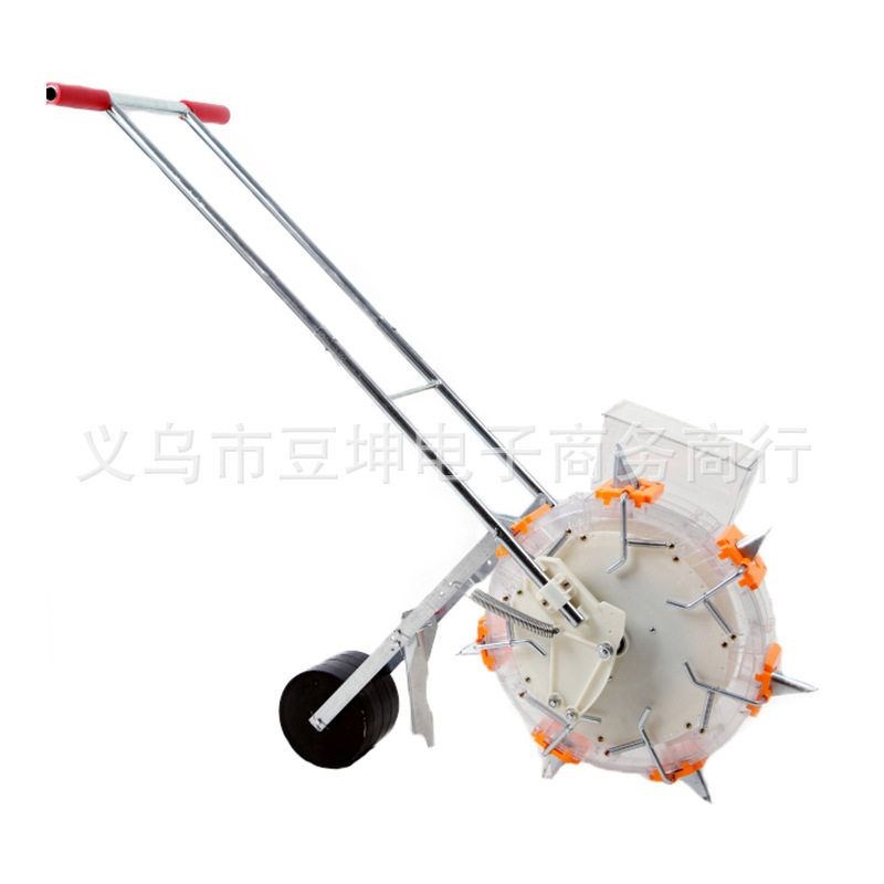 手推式播种机 手动播种机 z蔬菜棉花豆类点播机行距可调播种机