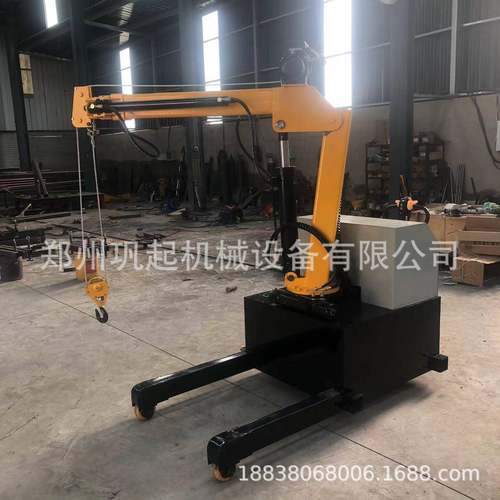 全电动液压小吊机旋转60°旋臂吊起重设备一吨两吨巩起