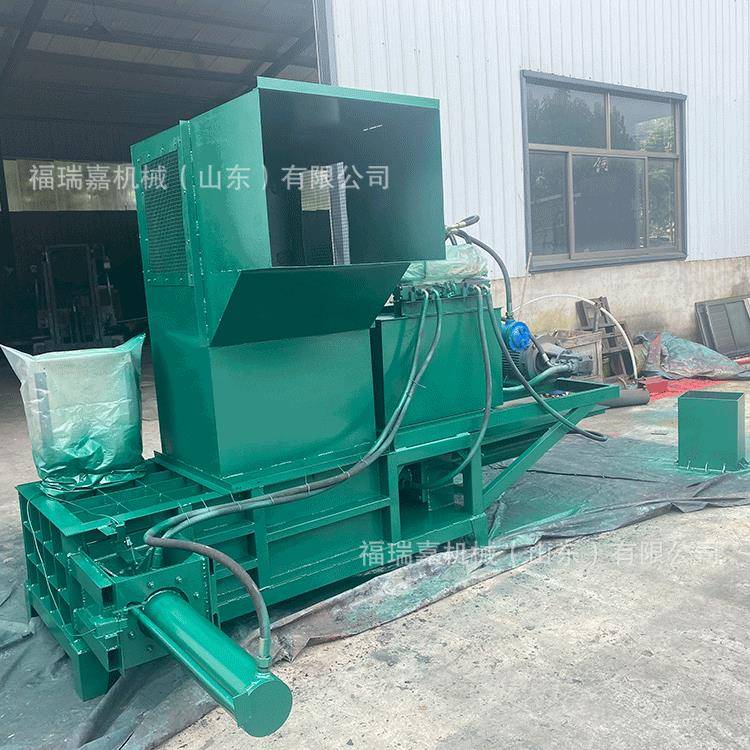 小麦秸秆青黄储打包机卧式牧草稻草装袋打包机蒜皮稻壳压块机
