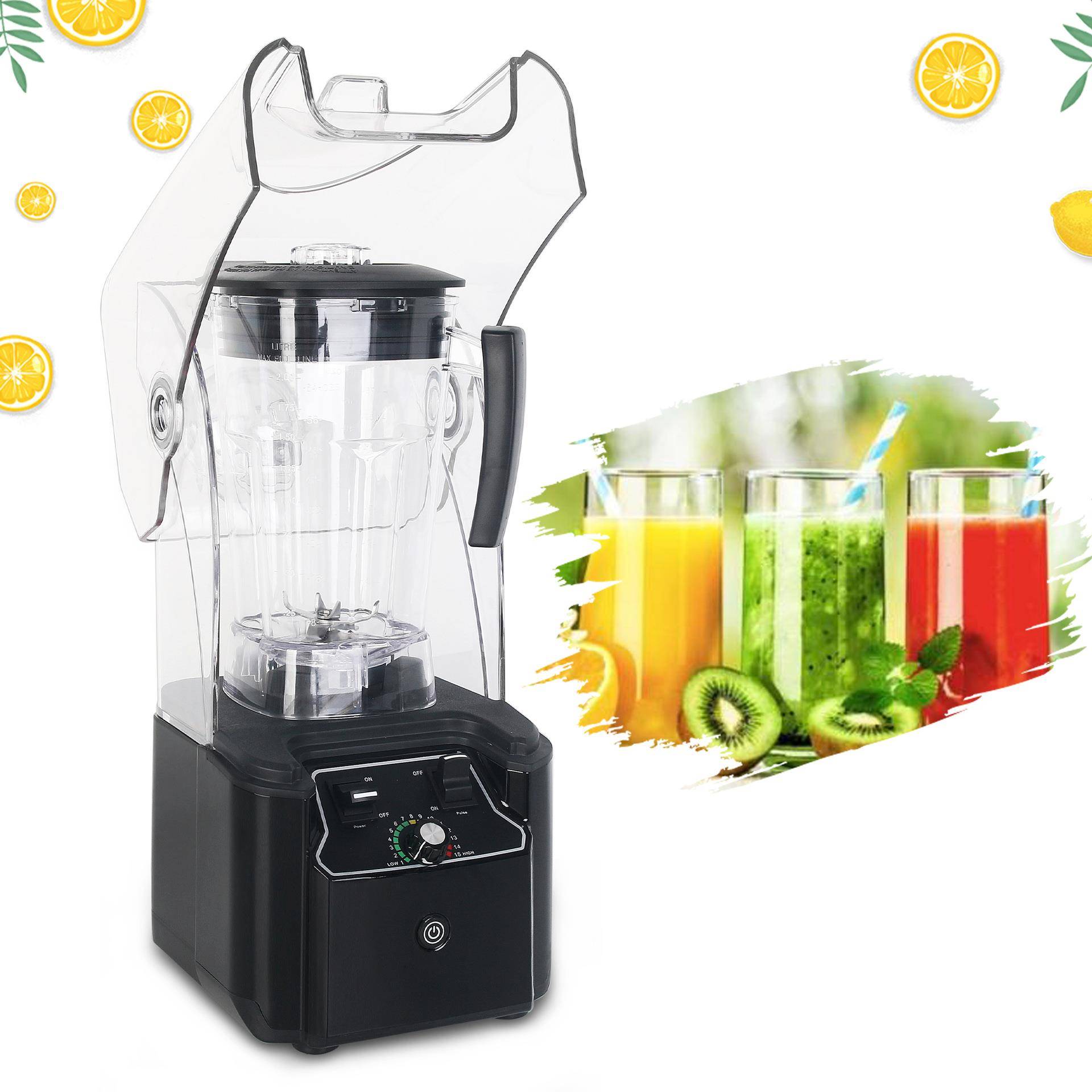 跨境直供多功能沙冰机隔音奶昔自动制作破壁机五谷杂粮粉碎搅拌机