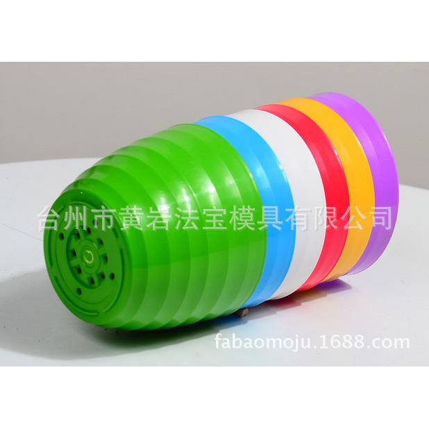 塑料多肉创意花盆圆形创意彩色横纹螺旋树脂阳台小花盆塑料模具