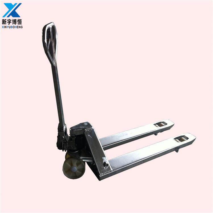 供不锈钢托盘叉车1吨2吨吨液压手动装卸搬运车吨油压手拉车