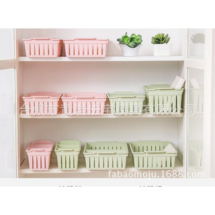 桌面塑料收纳筐杂物篮子厨房置物篮收纳篮浴室迷你盒塑料模具