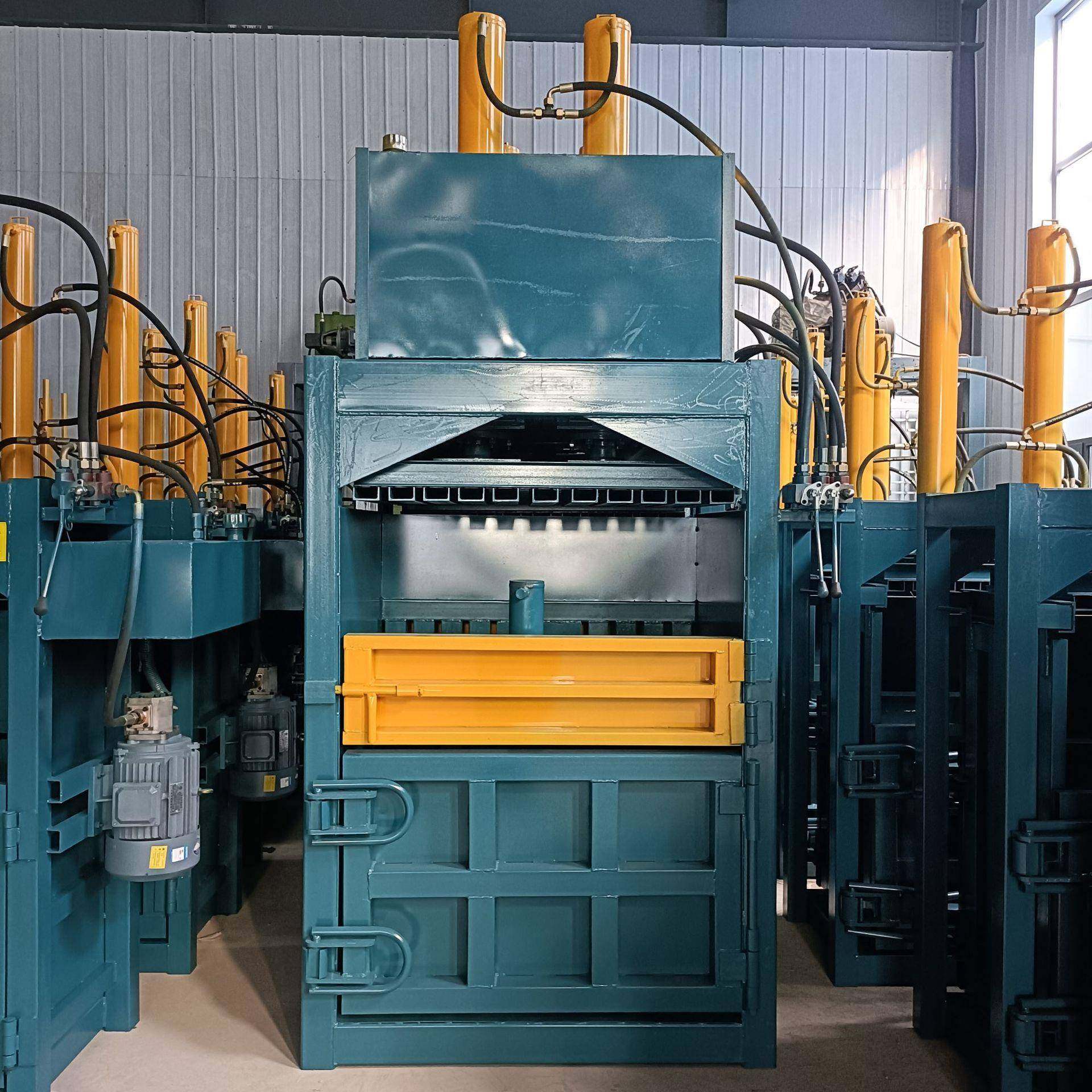 液压打包机废纸稻草塑料平打包机编织袋棉花海绵薄膜塑料桶打包机