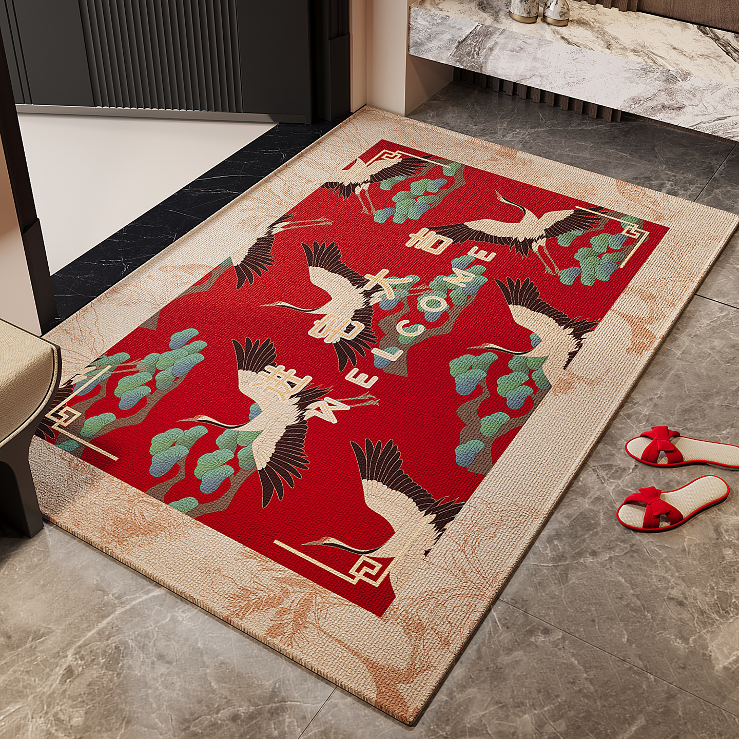 玄关大门口进门脚垫防滑除尘