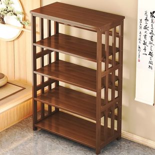 实木多宝阁茶叶茶室置物架榆木隔断办公书摆件展示柜 博古架新中式
