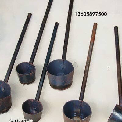 带柄铝水桶铁桶浇包出水桶压铸机铝水桶舀铝水铁水堡浇铸勺工业勺