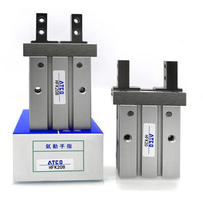 亚德客型气动手指气缸气爪HFTK/HFK10/16/HFK20/25/32/40/N/F/B