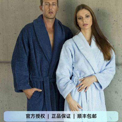葡萄牙Abyss爱比丝埃及棉浴袍女士男士浴衣全棉吸水柔软浴袍