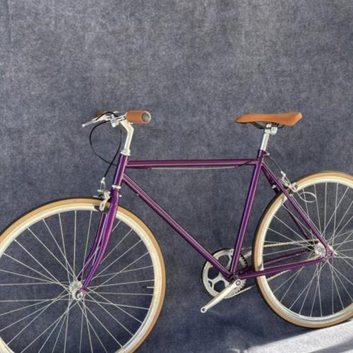 新款复古轻便通勤自行车学生代步健身变速复古英伦700C公路自行车