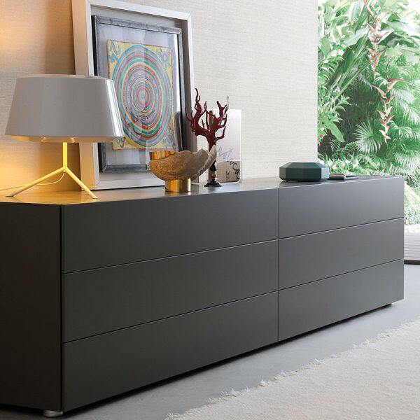 斗柜北欧简约现代客厅收纳柜整装锐仕卧室边柜客厅电视柜储物柜子