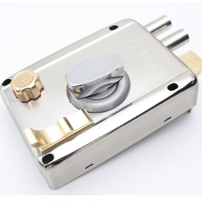 外装门锁 老式通用型防盗锁不锈钢木门 家用铁门防盗门锁大门锁