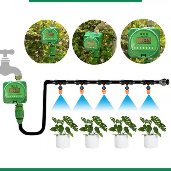 自动浇水器雨水感应浇花神器家用花园浇灌懒人智能喷水喷淋滴灌