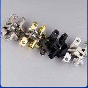 荷叶折叠门五金十字4隐形暗铰链合页隐形门隐藏铰链不锈钢无缝30