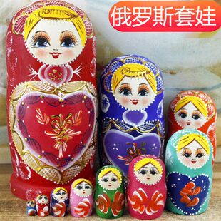 俄罗斯套娃 公主风层不倒翁玩具礼物超大号正宗10正版