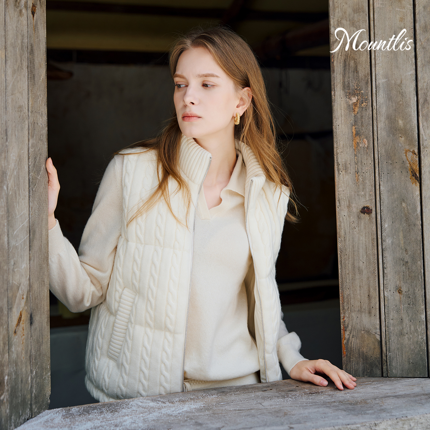 90白鹅绒羽绒服马甲外套