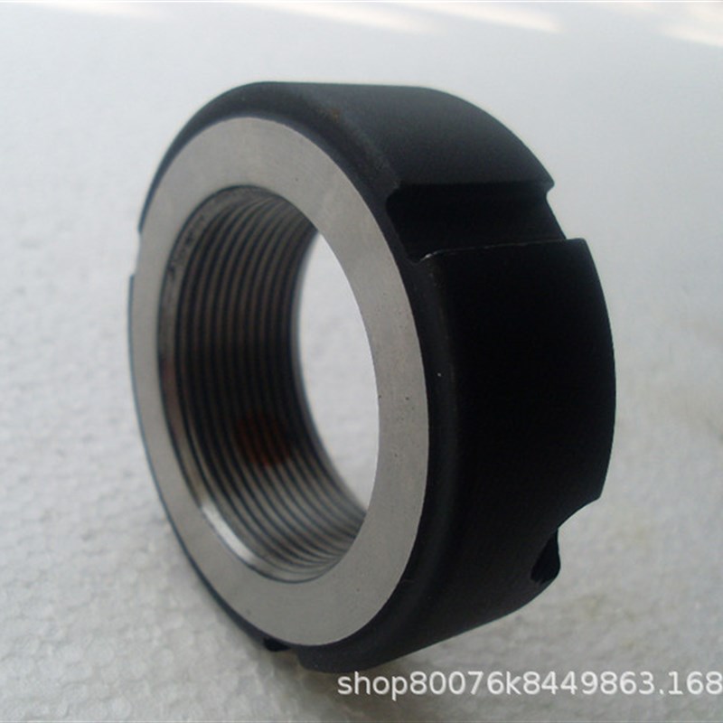 螺母精密F型牙腹锁紧螺母丝杆杠锁定圆螺帽车机床防松止退并轴承