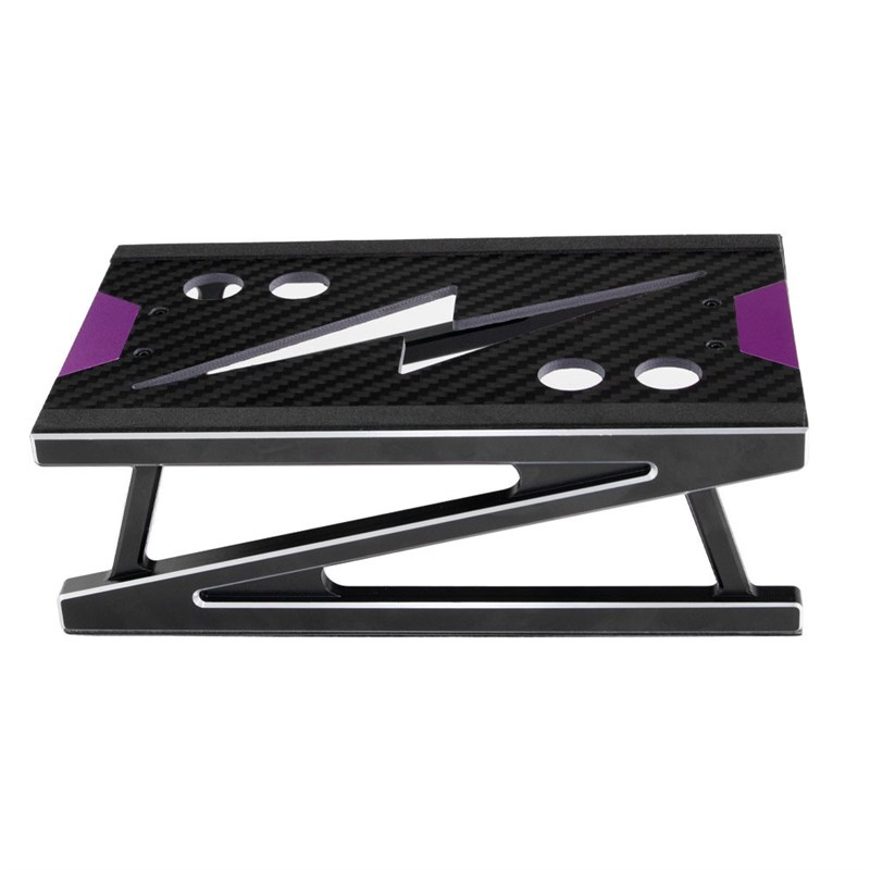 1:10 1:8平跑漂移房车模型车修车台调车台展示架维修台铝合金展示