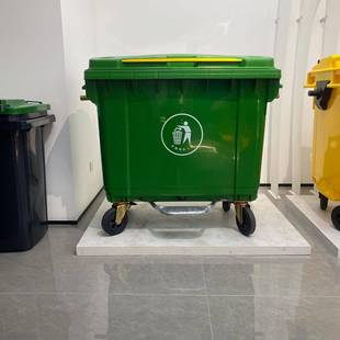 台州厂家供应大号环卫垃圾桶660L脚踏式 可手推垃圾清运车