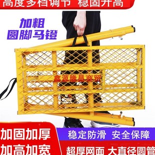 升降加厚 圆管折叠马凳 修E马凳折叠 脚手架厂家直销 工地铁凳 装